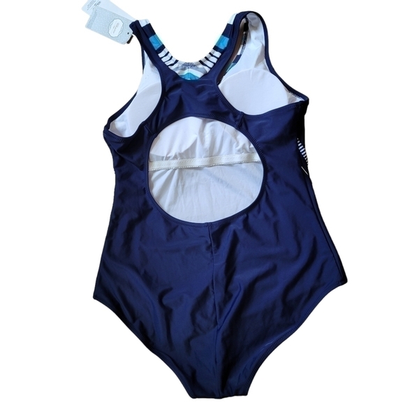 Women's One Piece Razor-back Swimsuit Size 14 - Picture 3 of 6
